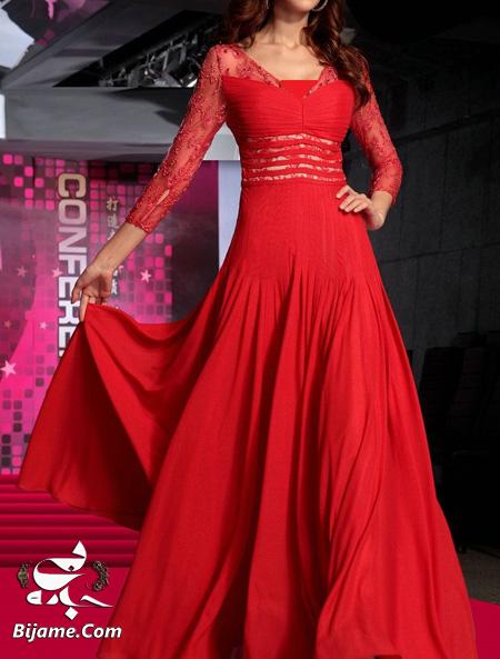 شیک ترین لباس مجلسی قرمز, مدل لباس شب زنانه