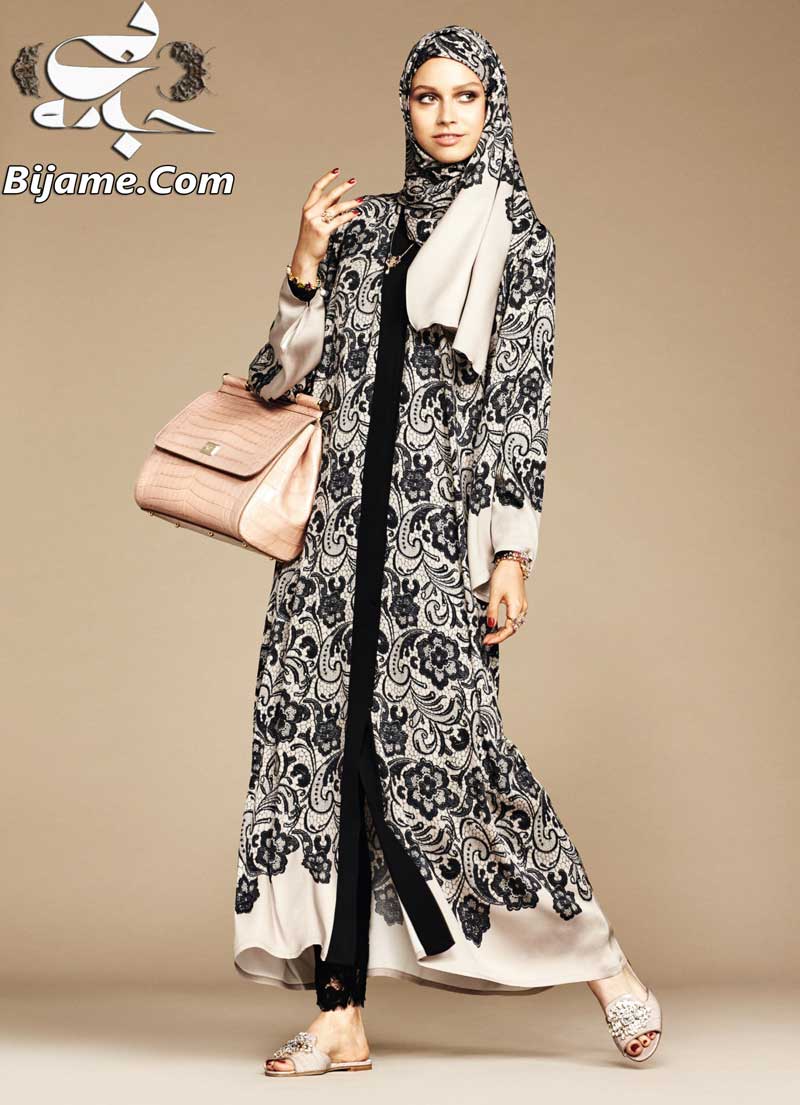 جدیدترین مدل لباس پوشیده و اسلامی تولید برند مارک D&G