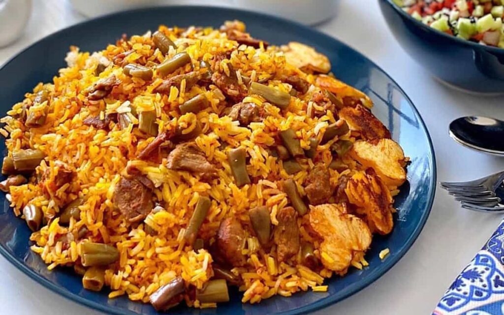 دستور پخت سریع لوبیا پلو دستور پخت سریع لوبیا پلو