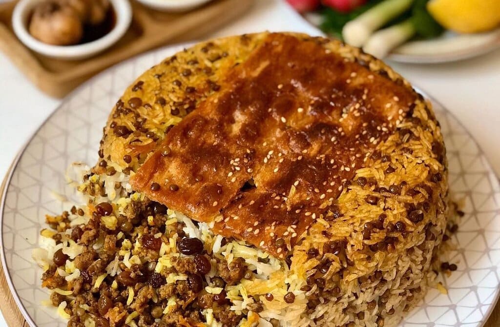 دستور پخت سریع عدس پلو دستور پخت سریع عدس پلو